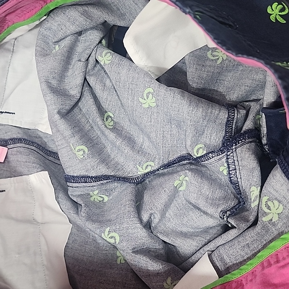 Lilly Pulitzer Palm Beach Fit Chino/ Bermuda Navy Blue Shorts. 10 - Picture 12 of 12